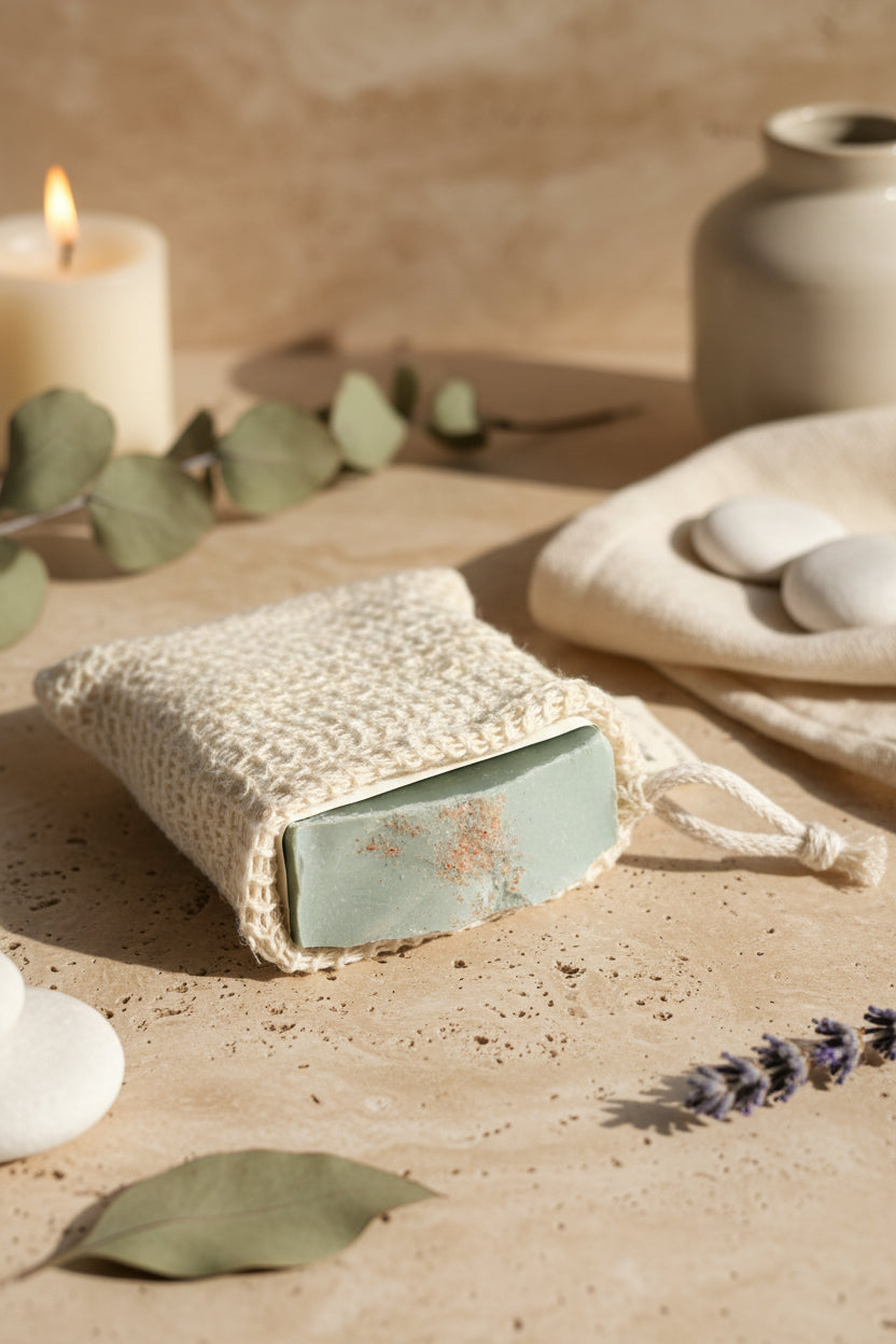 One Agave Soap Saving Cloth Pouch