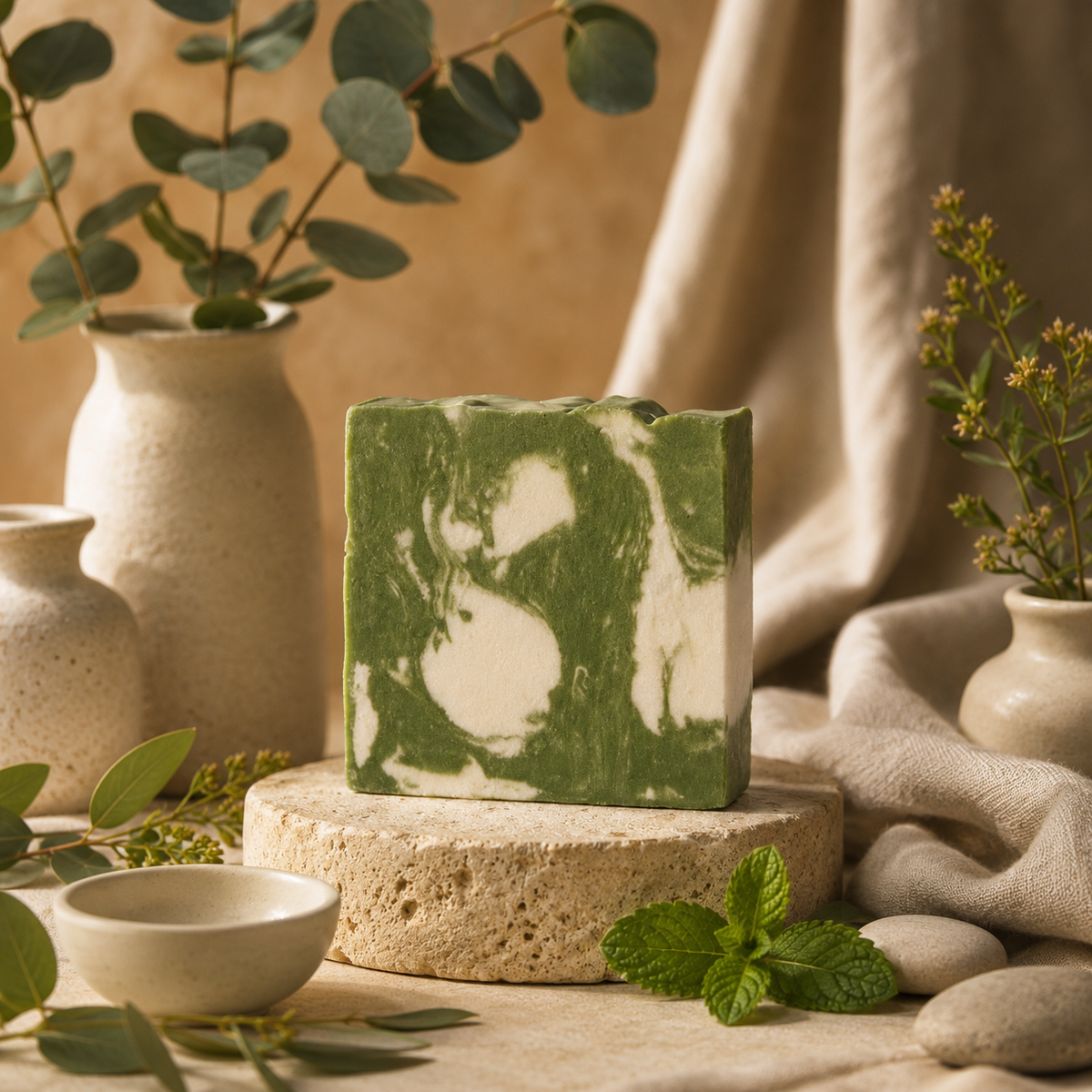 Mint Cloud Natural Soap