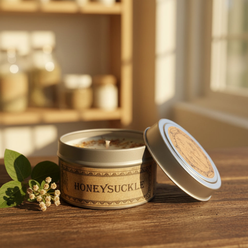 Honeysuckle Botanical Candle Travel Tin *Seasonal