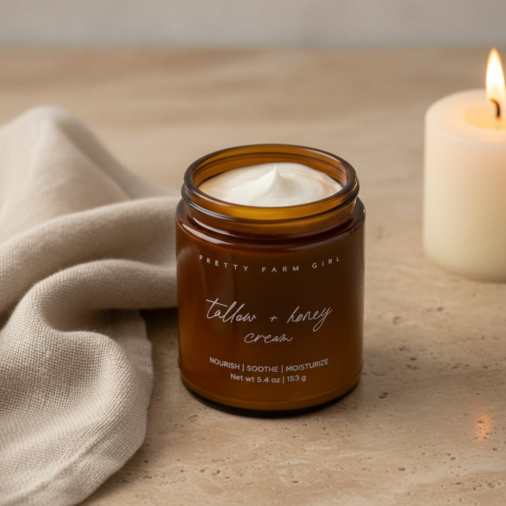 Fragrance Free Tallow + Honey Cream for Sensitive Skin