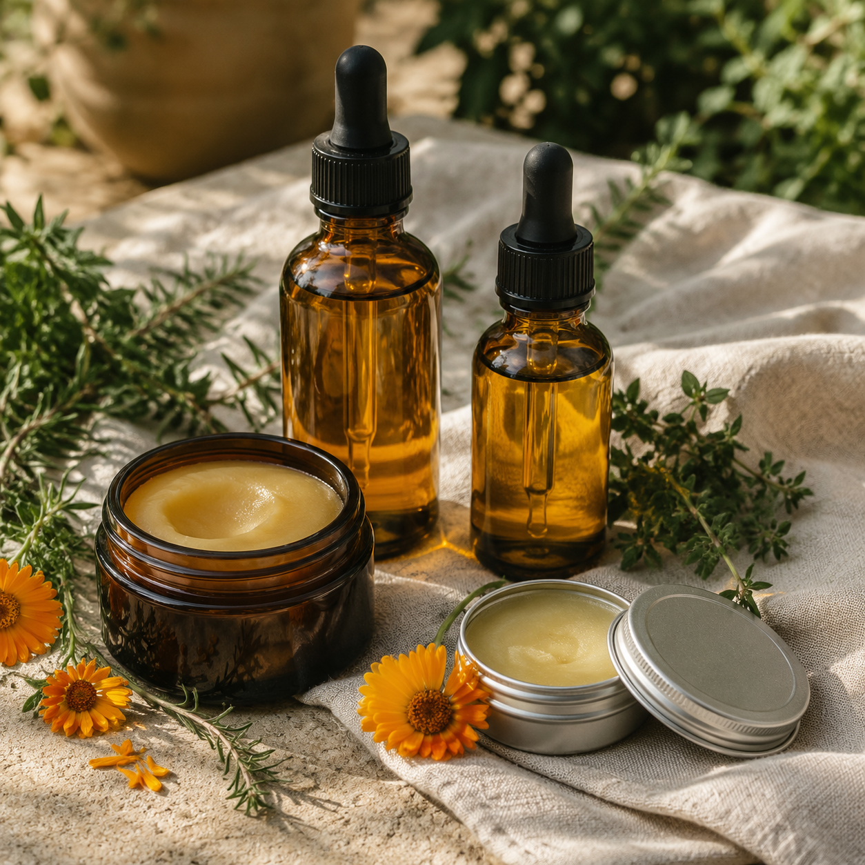 Herbal Oils & Salves