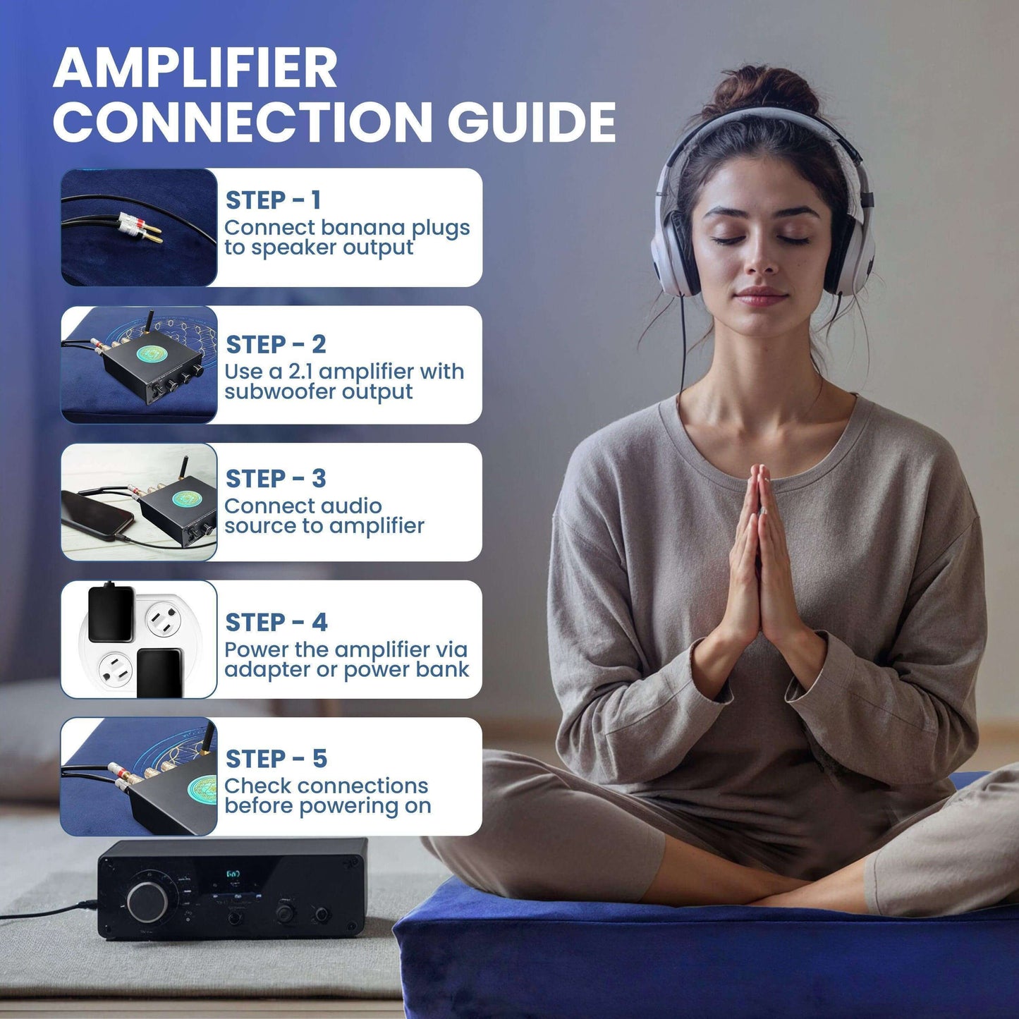 Premium Vibroacoustic Therapy Meditation Cushion Bundle