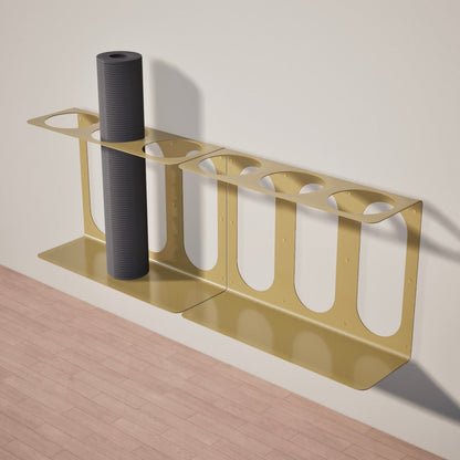 Yoke Yoga Mat Rack | Holds 3 Mats/Rollers