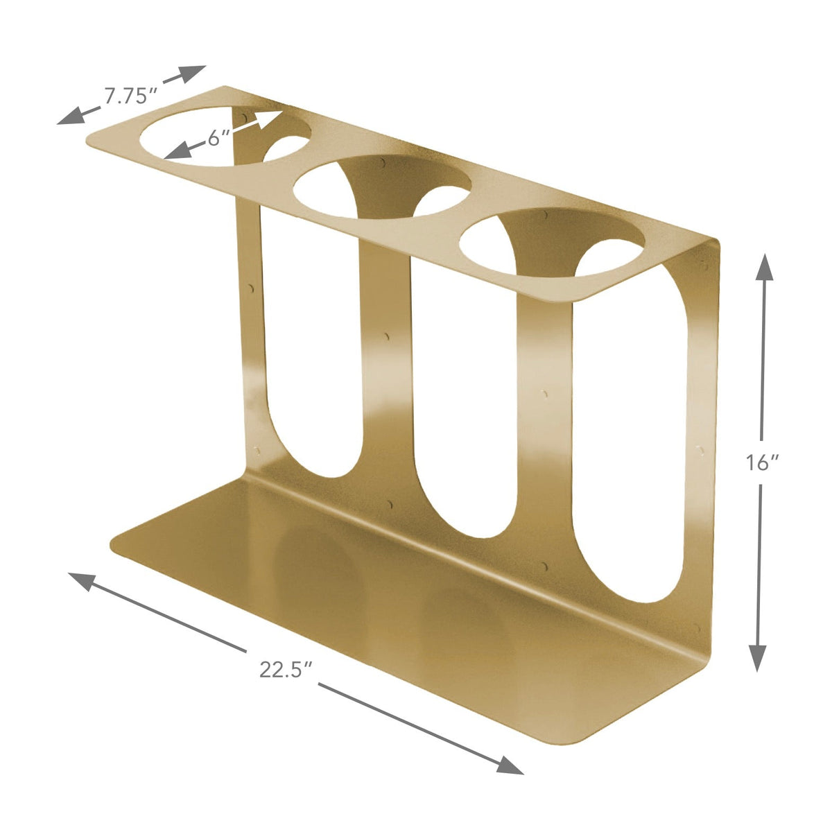 Yoke Yoga Mat Rack | Holds 3 Mats/Rollers