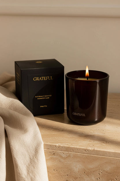 Grateful Pure Essential Oil Candle