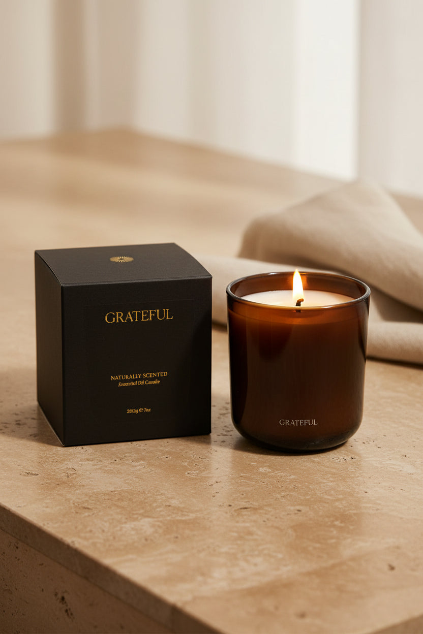 Grateful Pure Essential Oil Candle