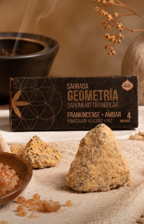 Triangle Smoke Cleanse Amber and Frankincense