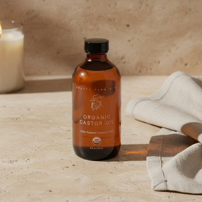 Pure Organic Cold Pressed Hexane-Free Castor Oil