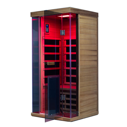 Pre-order SR01 1 Person Red Cedar Far Infrared Sauna