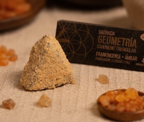 Triangle Smoke Cleanse Amber and Frankincense