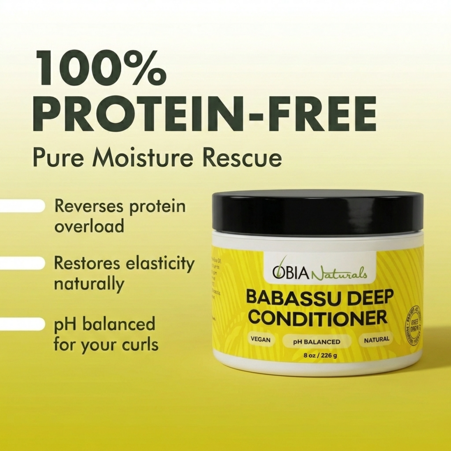 Babassu Deep Conditioner — Protein-Free Repair Treatment