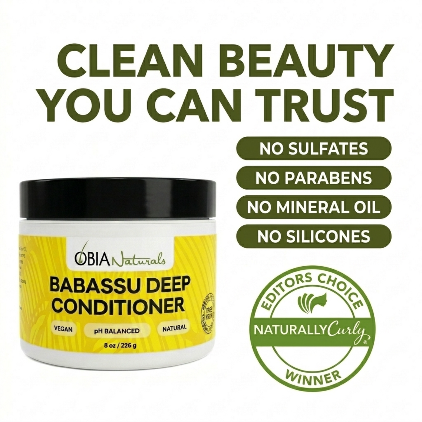 Babassu Deep Conditioner — Protein-Free Repair Treatment