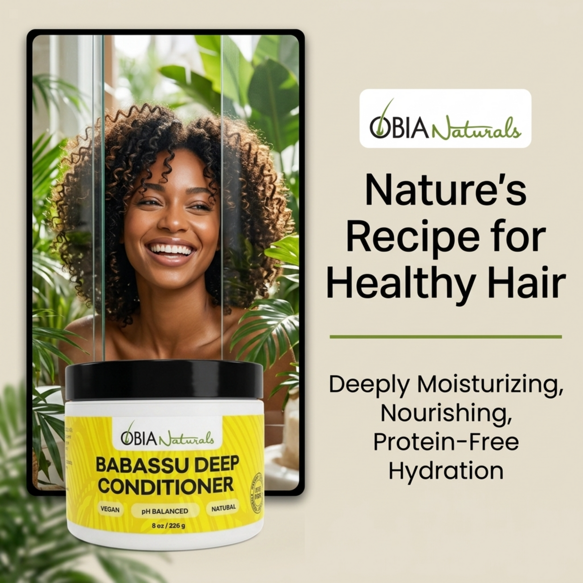 Babassu Deep Conditioner — Protein-Free Repair Treatment