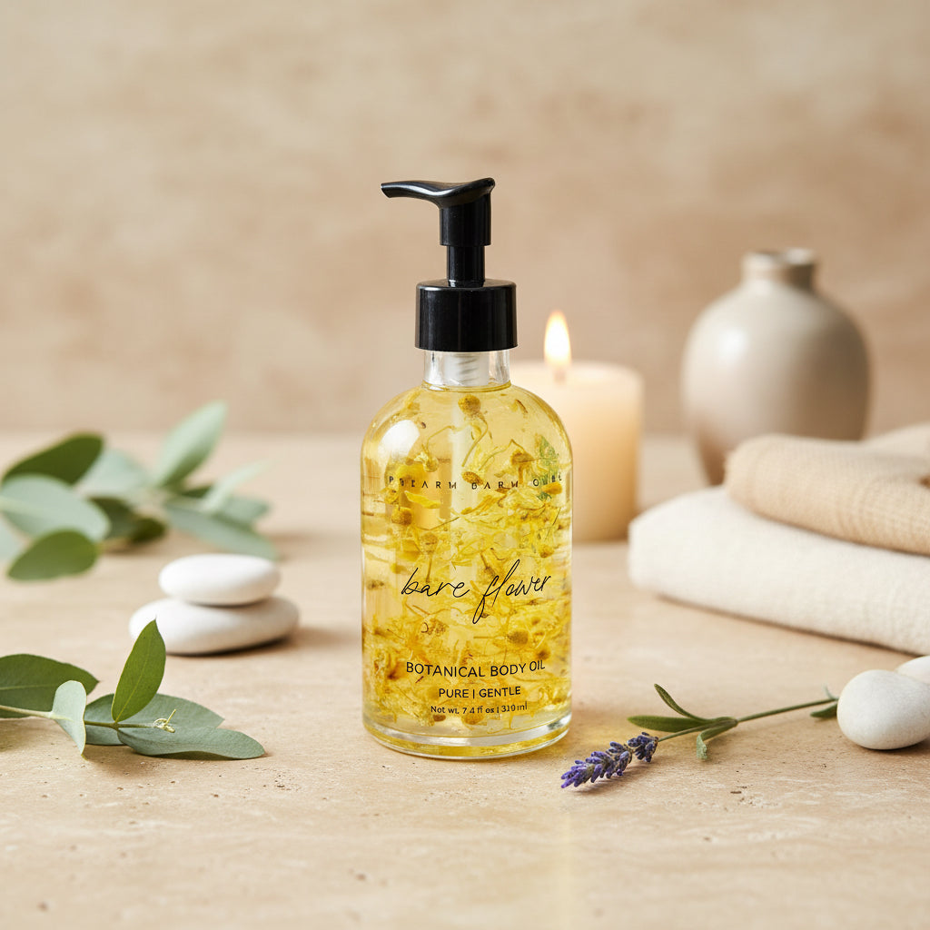 Bare Flower Fragrance-Free Body Oil