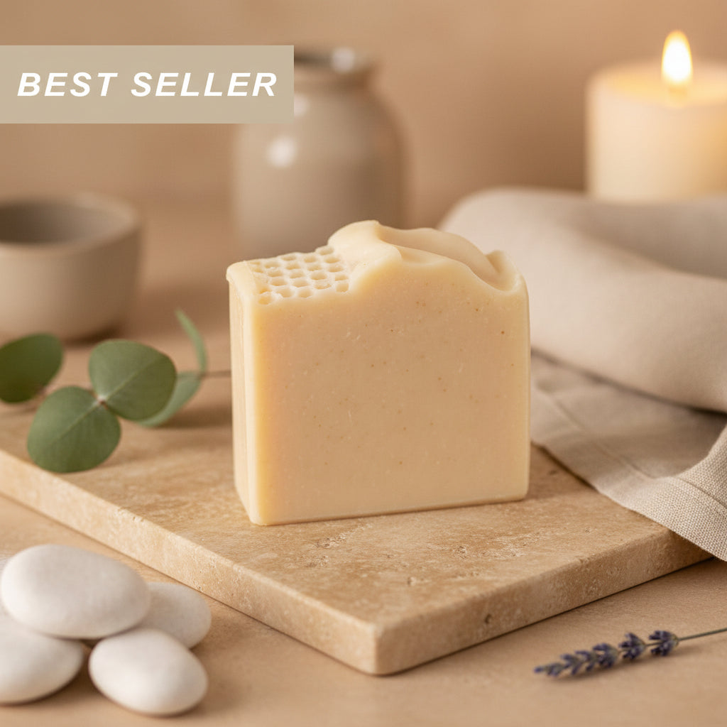 Milk + Honey Fragrance Free Handmade Tallow and Goat Milk Soap Bar