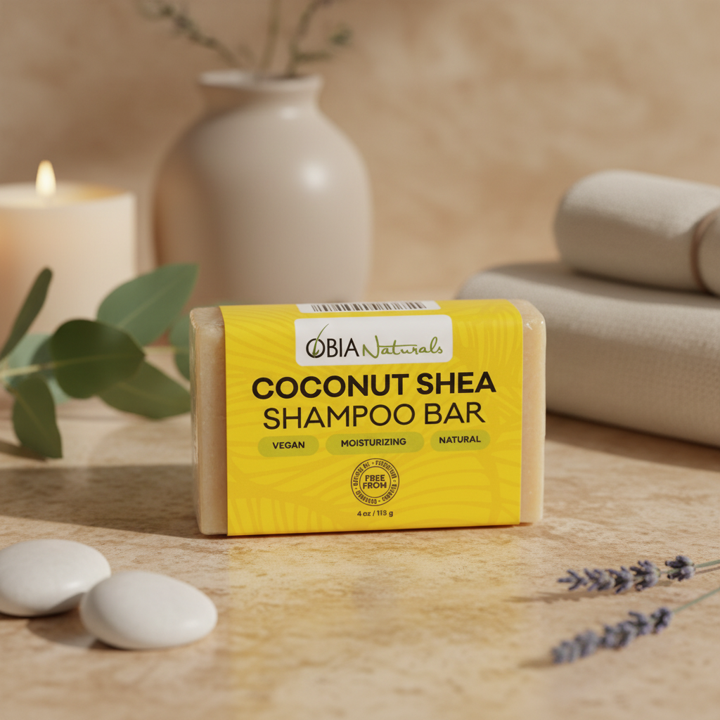 Coconut Shea Shampoo Bar — Sulfate-Free Moisturizing Shampoo