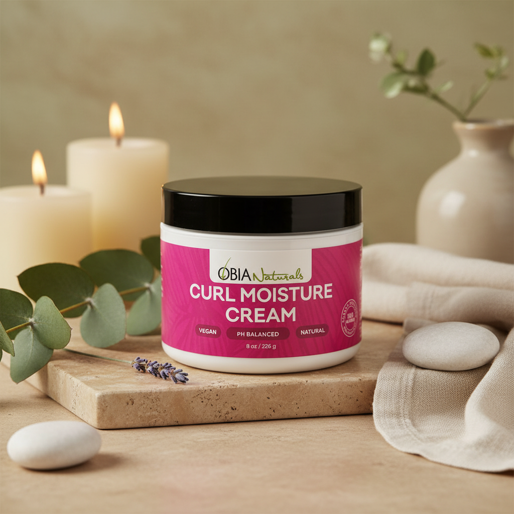 Curl Moisture Cream — Lightweight Vegan Leave-In Conditioner