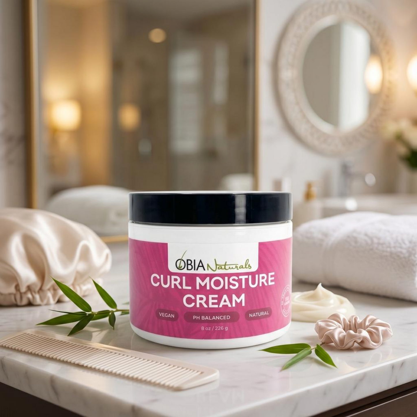 Curl Moisture Cream — Lightweight Vegan Leave-In Conditioner