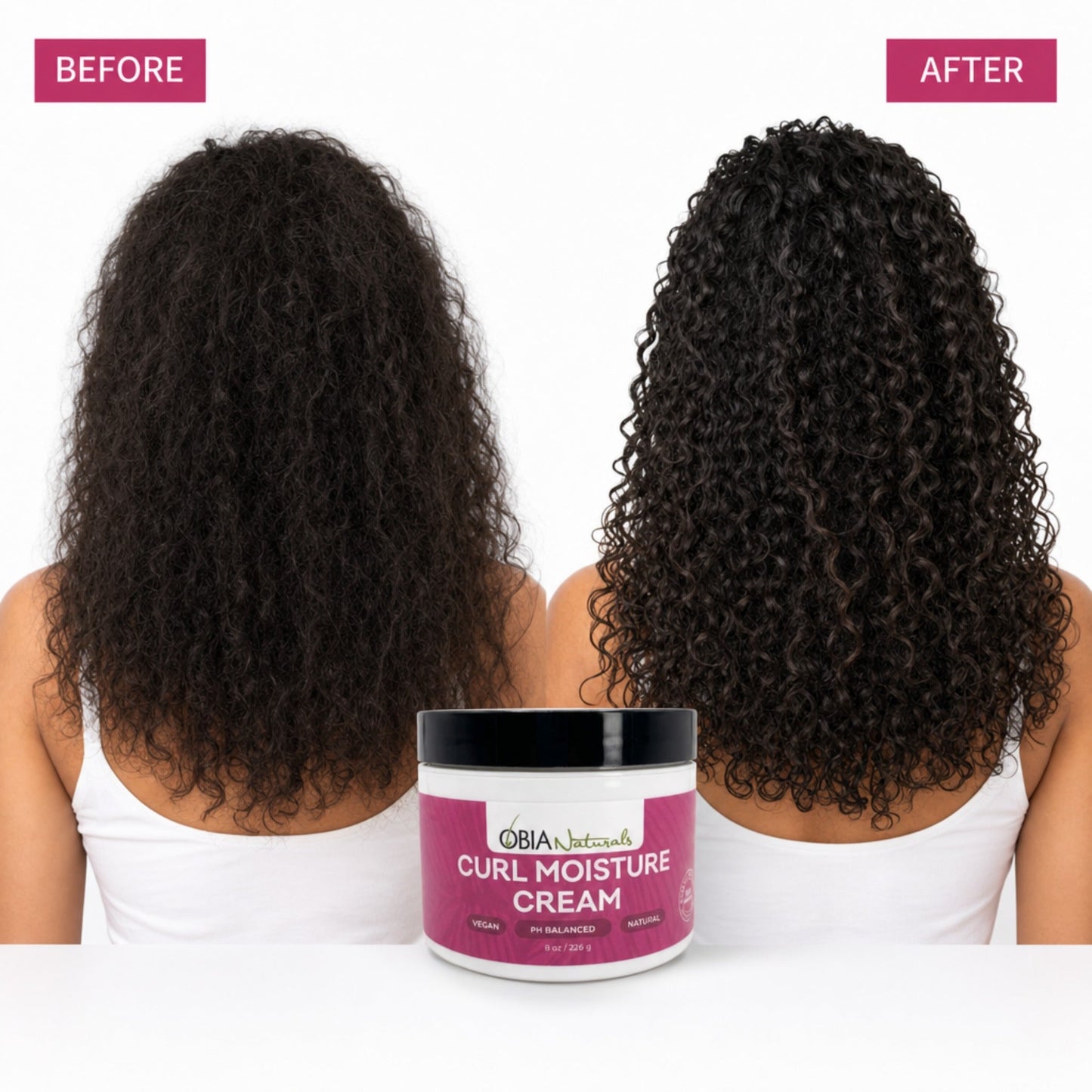 Curl Moisture Cream — Lightweight Vegan Leave-In Conditioner
