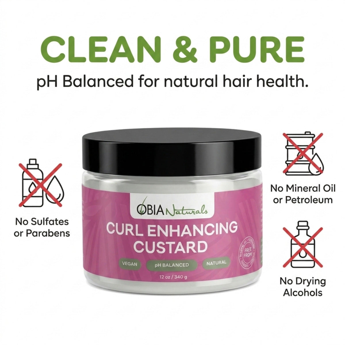 Curl Enhancing Custard — Award-Winning Curl Defining Gel