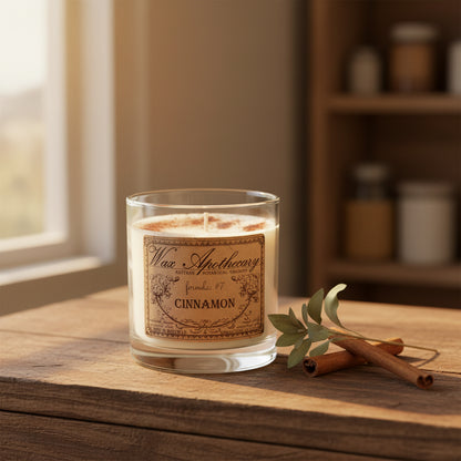 Cinnamon 7 oz Botanical Candle in Scotch Glass