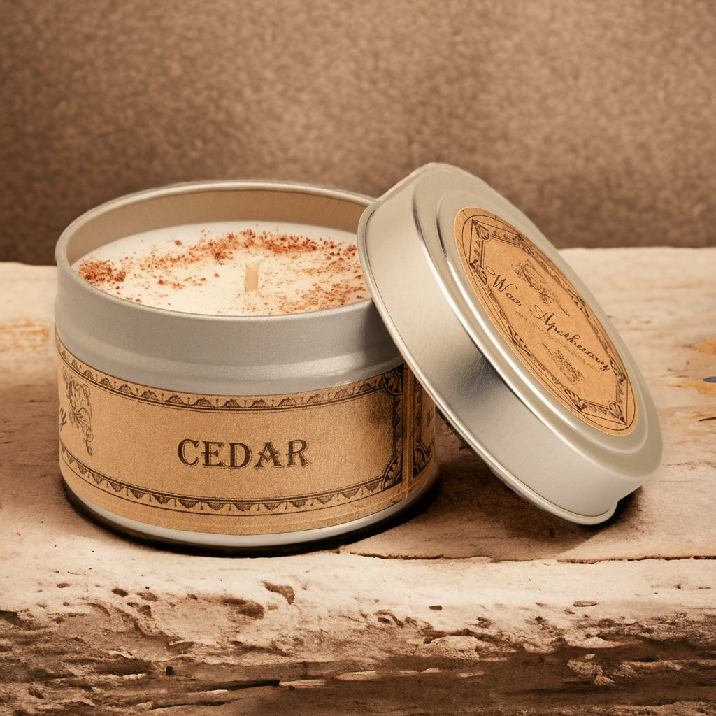 Cedar Botanical Candle Travel Tin