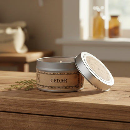 Cedar Botanical Candle Travel Tin