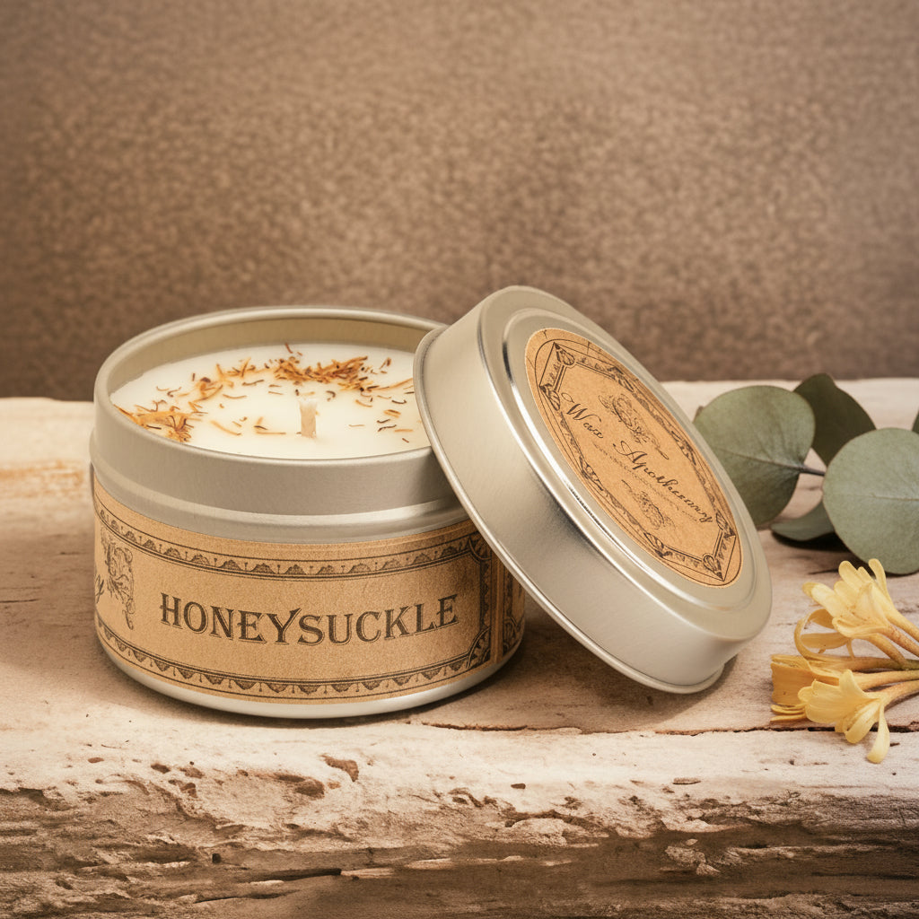 Honeysuckle Botanical Candle Travel Tin *Seasonal
