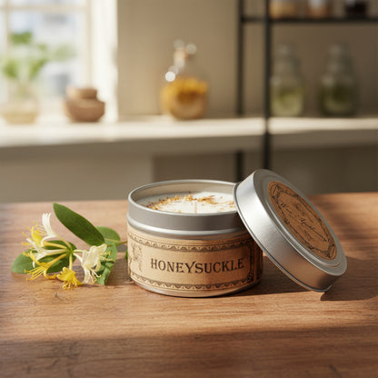 Honeysuckle Botanical Candle Travel Tin *Seasonal