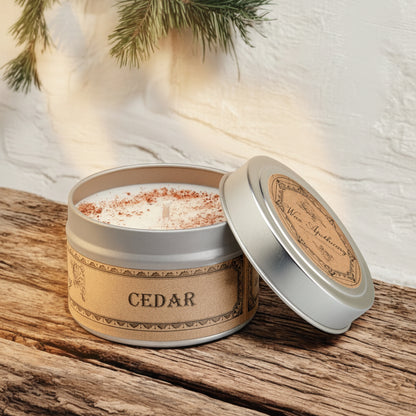 Cedar Botanical Candle Travel Tin