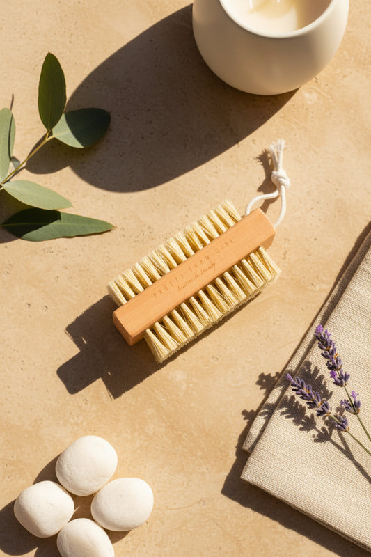 Bamboo Nail Brush With Sisal Bristles