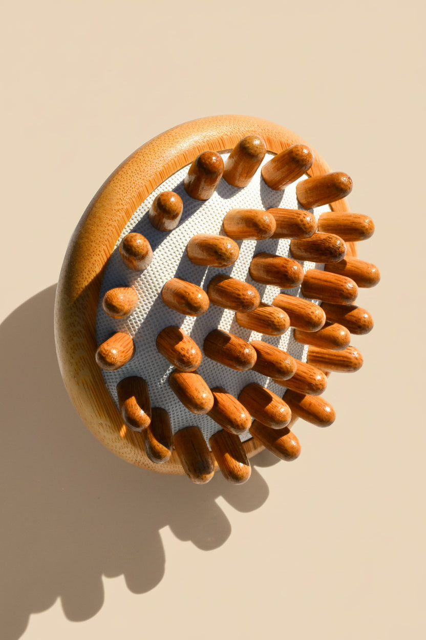 Bamboo Stimulating Scalp Massager