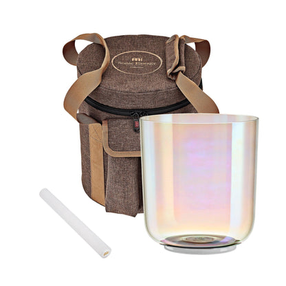 6" Essence Crystal Singing Bowl, Note E4, Solar Plexus Chakra, 440 Hz