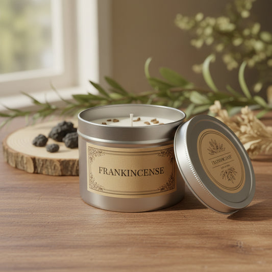 Frankincense Botanical Candle Travel Tin