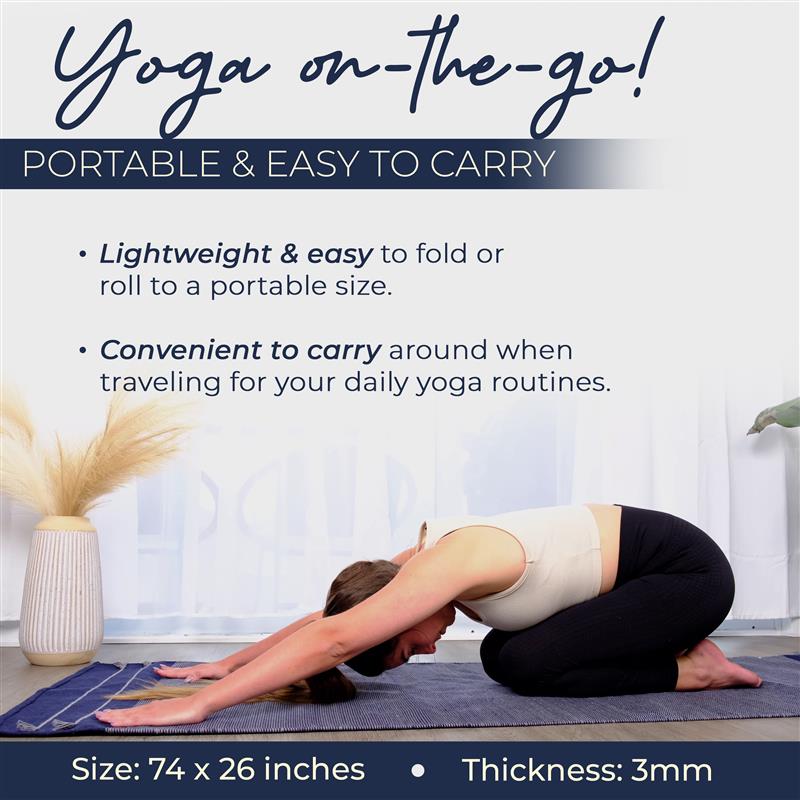 Organic & Eco-Friendly Cotton Yoga Mat