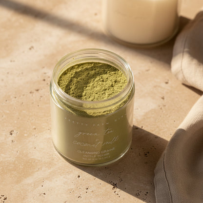 Green Tea + Coconut Milk Facial Cleansing Grains