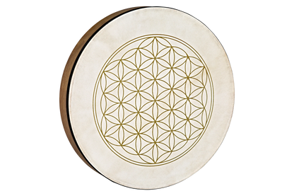 16" Designed Hand Drum, Flower of Life