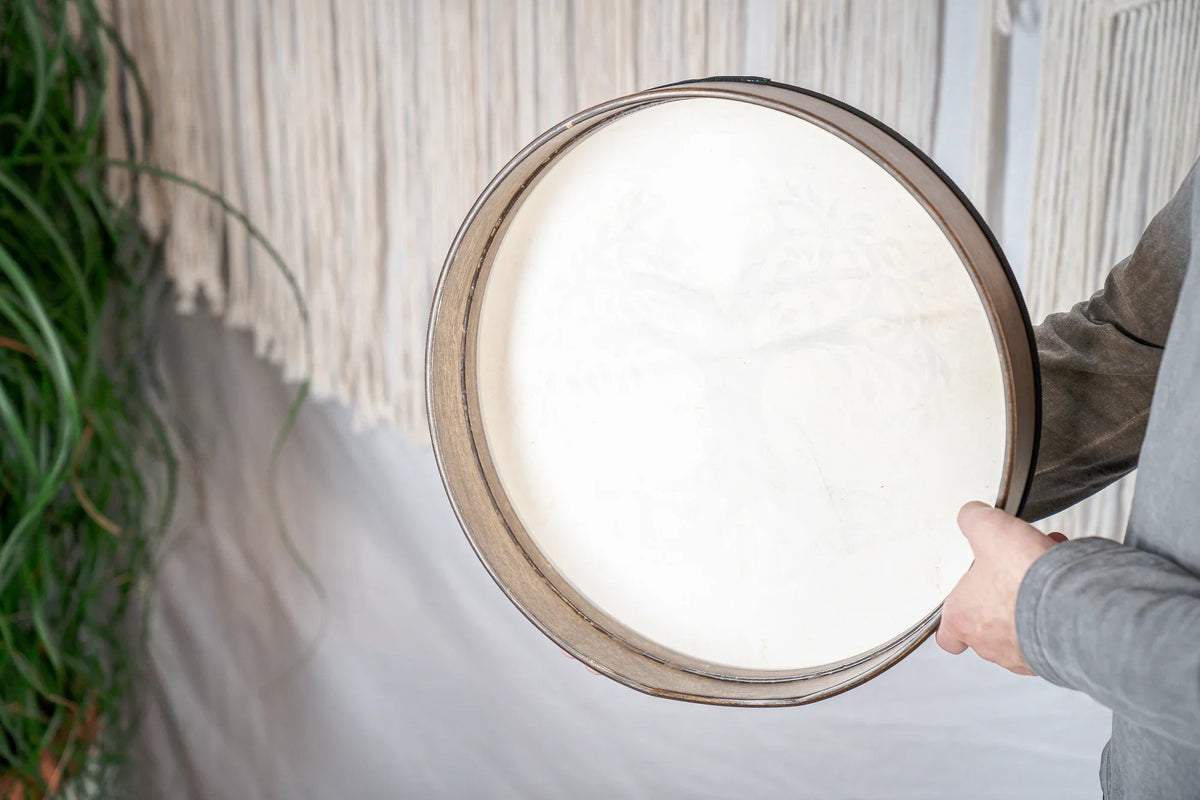 16" Designed Hand Drum, Tree of Life