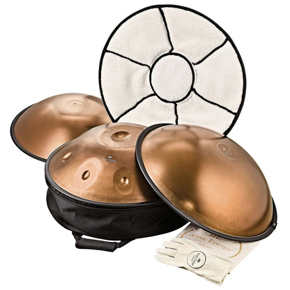Sensory Handpan, F Pygmy, 11 Notes, Vintage Copper