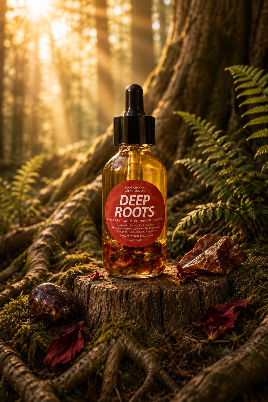 DEEP ROOTS (ROOT CHAKRA BALANCING OIL)