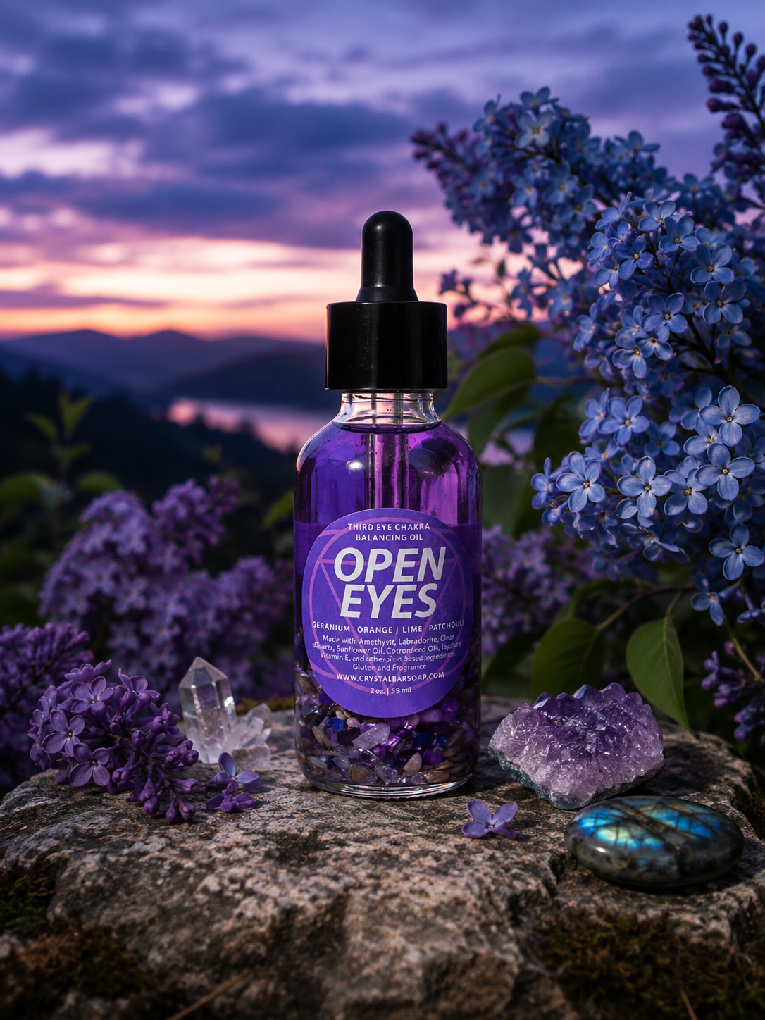 OPEN EYE (THIRD EYE CHAKRA BALANCING OIL)