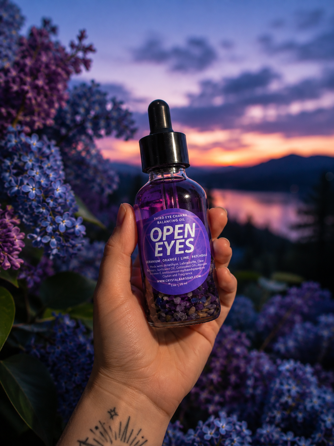 OPEN EYE (THIRD EYE CHAKRA BALANCING OIL)