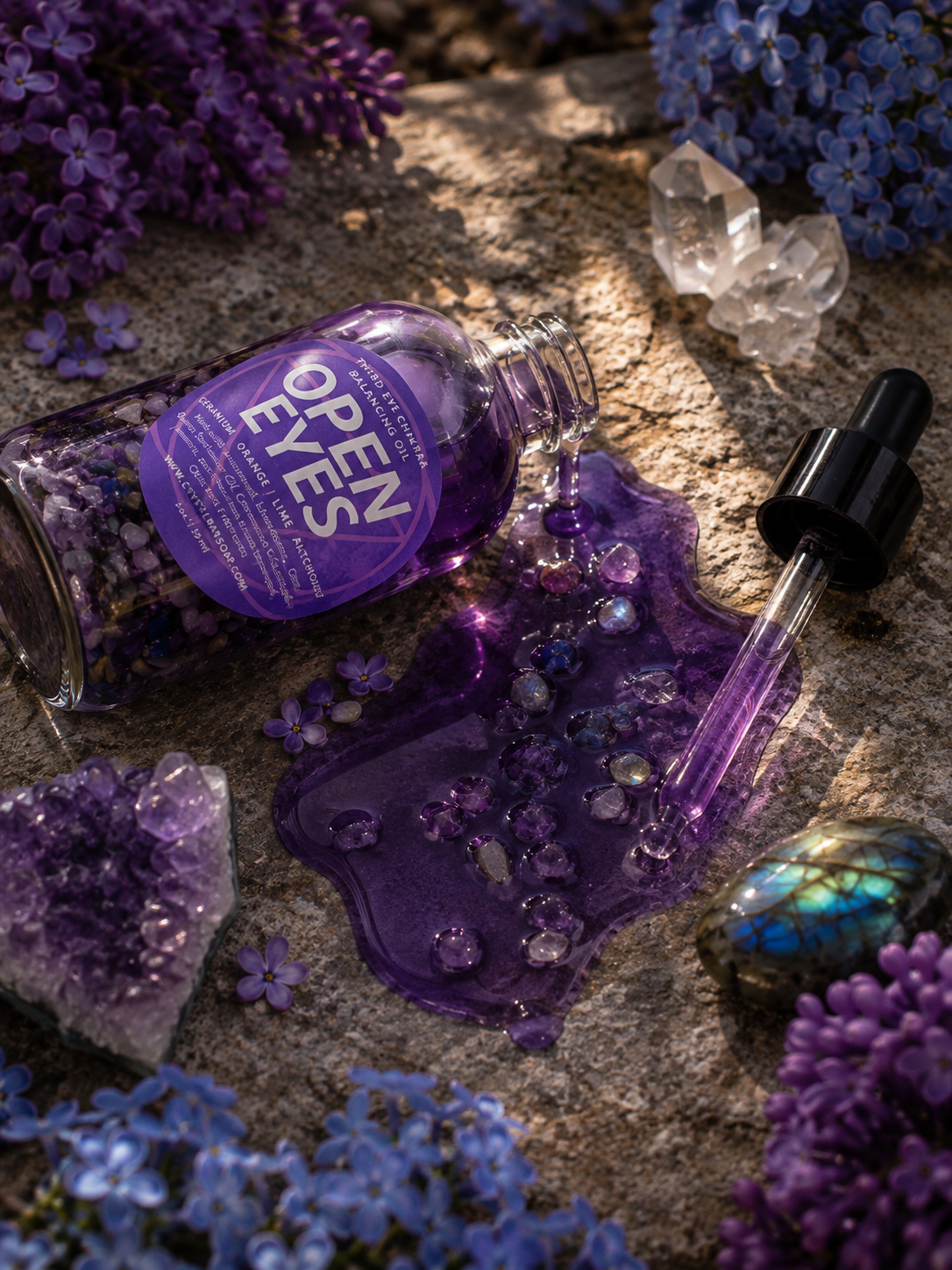OPEN EYE (THIRD EYE CHAKRA BALANCING OIL)