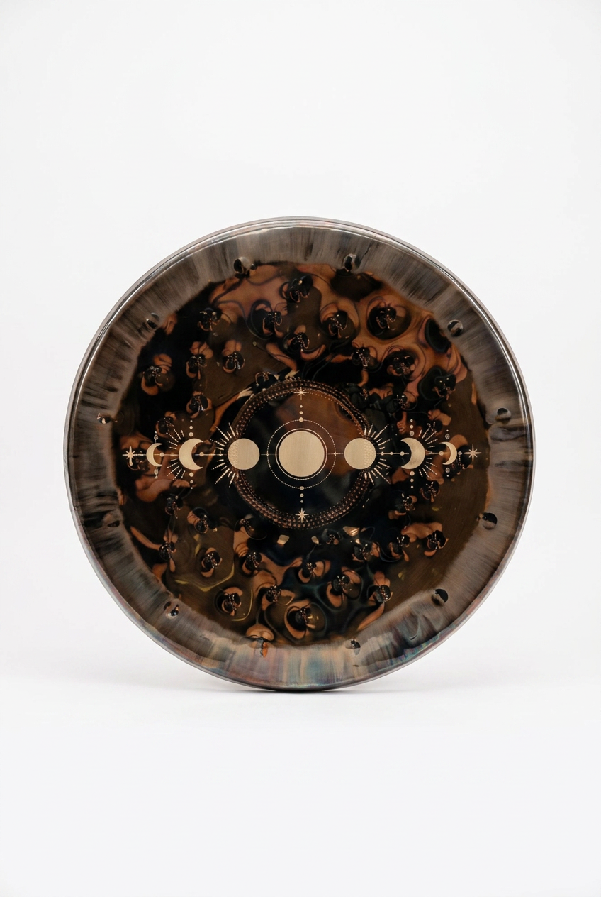 22" Soundscape Gong, Moon Phases