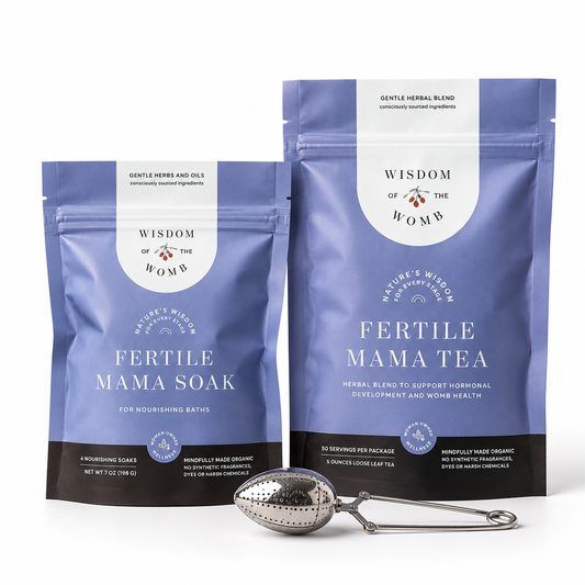 Fertile Mama Fertility Tea, Bath Soak & Meditation Bundle