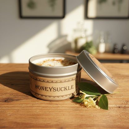 Honeysuckle Botanical Candle Travel Tin *Seasonal