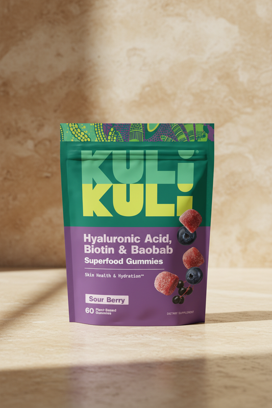 Hyaluronic Acid, Biotin & Baobab Superfood Gummies