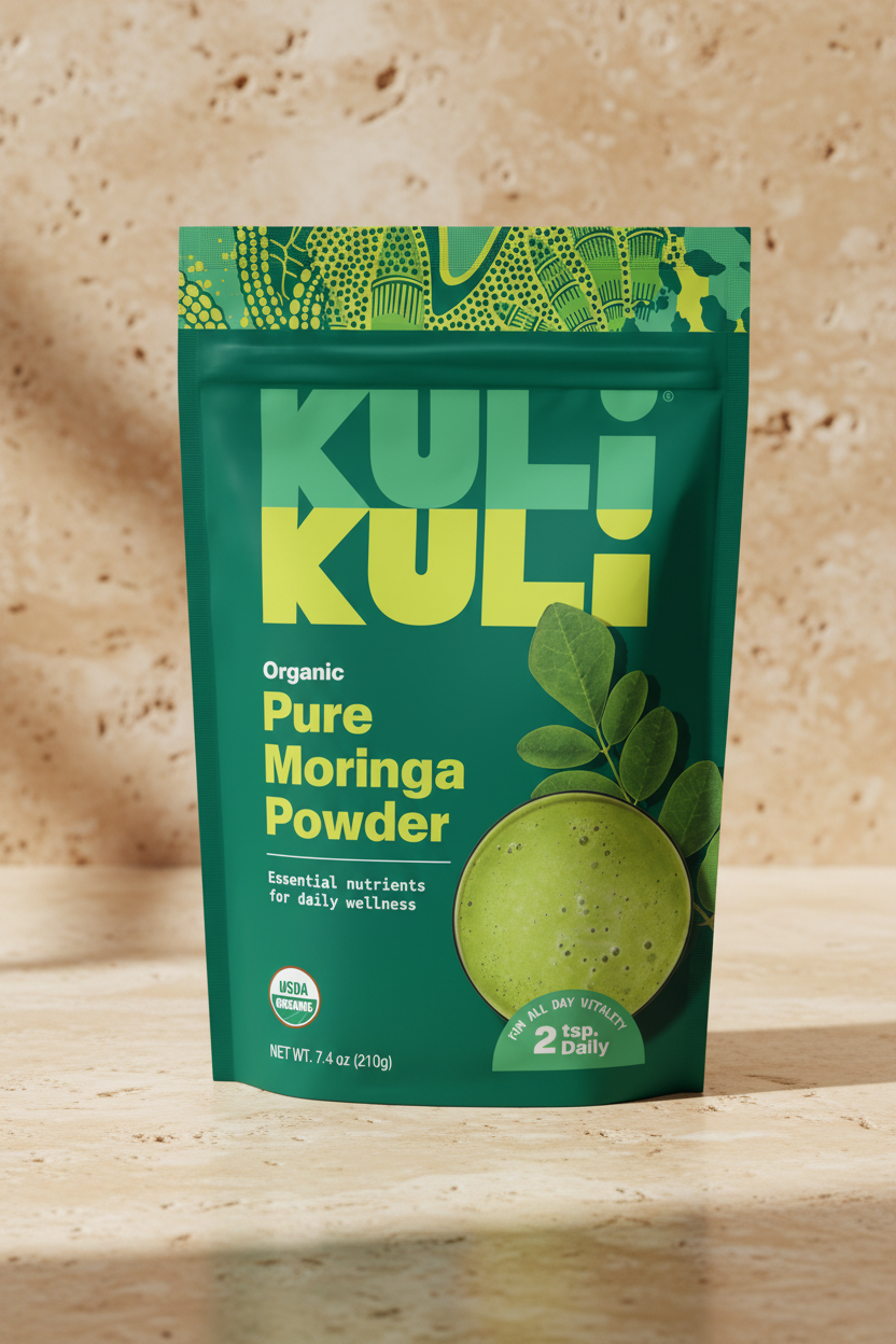 Organic Pure Moringa Powder (7.4 oz)