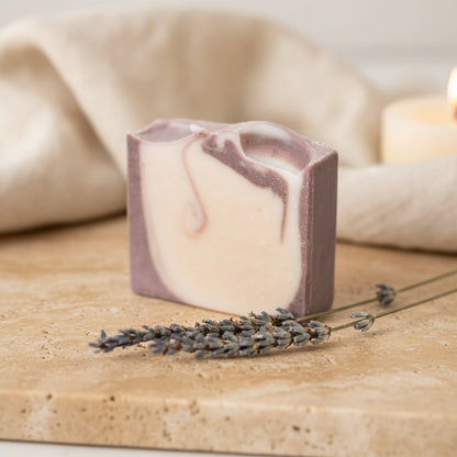 Lavender + Mint Handmade Tallow and Goat Milk Soap Bar