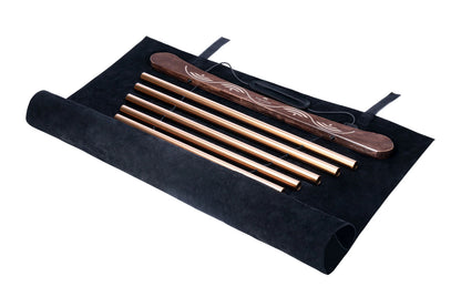 35" Meditation Flow Chime, 440 Hz, 10 Notes, G Major, Bronze